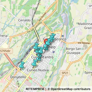 Mappa Via Giuseppe Mazzini, 12100 Cuneo CN, Italia (0.62083)