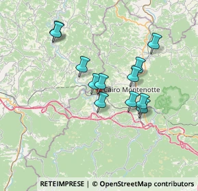 Mappa Via Belvedere, 17056 Cengio SV, Italia (6.06333)