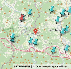 Mappa Via Belvedere, 17056 Cengio SV, Italia (6.1315)