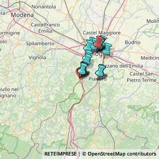 Mappa Via Rupe, 40037 Sasso Marconi BO, Italia (8.6615)
