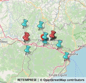 Mappa 17056 Cengio SV, Italia (9.58333)