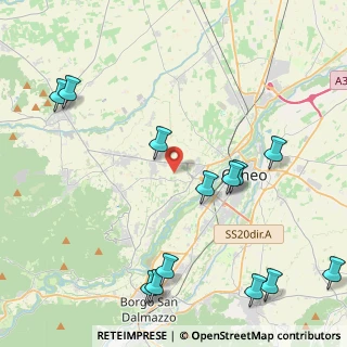Mappa 12010 Cuneo CN, Italia (5.53615)