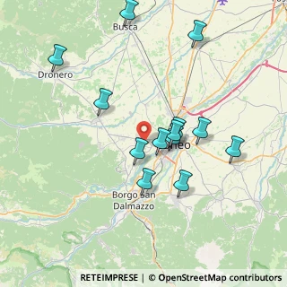 Mappa 12010 Cuneo CN, Italia (7.29231)