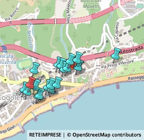 Mappa Via Gioiello, 16016 Cogoleto GE, Italia (0.2035)