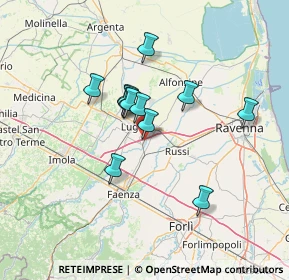 Mappa Via S. Francesco, 48032 Cotignola RA, Italia (10.52333)