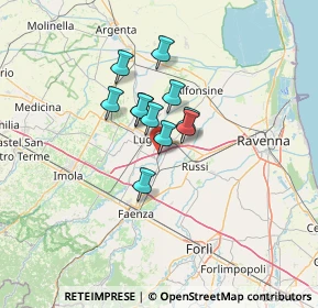 Mappa Via S. Francesco, 48032 Cotignola RA, Italia (8.31182)