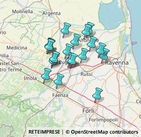 Mappa Via S. Francesco, 48032 Cotignola RA, Italia (10.3605)