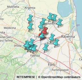 Mappa Via S. Francesco, 48032 Cotignola RA, Italia (10.2925)