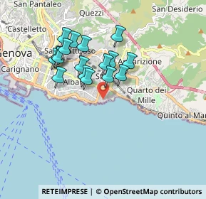 Mappa Via Al Capo di Santa Chiara, 16147 Genova GE, Italia (1.56059)