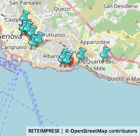 Mappa Via Al Capo di Santa Chiara, 16147 Genova GE, Italia (2.03083)