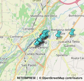 Mappa Via Saluzzo, 12100 Cuneo CN, Italia (0.71545)