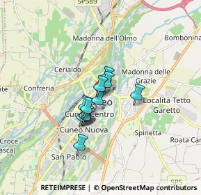 Mappa Via Saluzzo, 12100 Cuneo CN, Italia (1.05833)