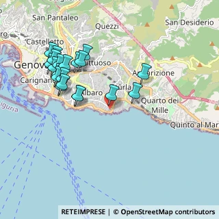 Mappa Via Tito Speri, 16146 Genova GE, Italia (2.077)