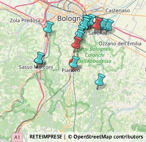 Mappa Via Dozza, 40065 Pianoro BO, Italia (7.63375)