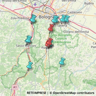 Mappa Via Dozza, 40065 Pianoro BO, Italia (7.13929)