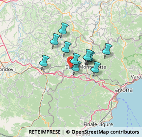 Mappa Via Valbormida, 17056 Cengio SV, Italia (8.72545)