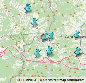 Mappa Via Valbormida, 17056 Cengio SV, Italia (4.09636)