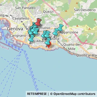 Mappa Via Luigi Mercantini, 16146 Genova GE, Italia (1.6265)