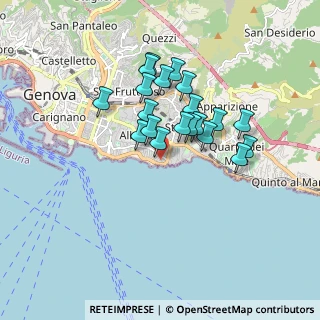 Mappa Via Luigi Mercantini, 16146 Genova GE, Italia (1.417)
