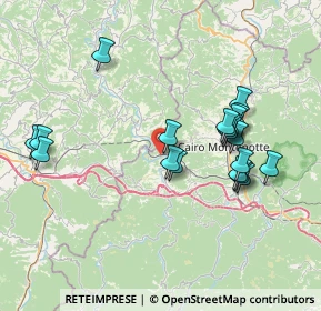 Mappa Via Santa Barbara, 17056 Cengio SV, Italia (7.5195)