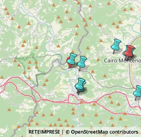 Mappa Via Santa Barbara, 17056 Cengio SV, Italia (4.73455)