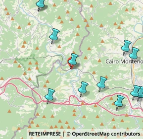 Mappa Via Santa Barbara, 17056 Cengio SV, Italia (5.69769)