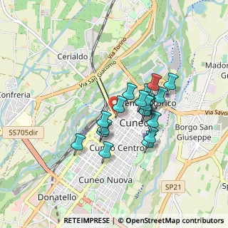 Mappa Viadotto Marcello Soleri, 12100 Cuneo CN, Italia (0.665)