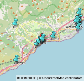 Mappa Via Ronco, 16016 Cogoleto GE, Italia (2.2955)