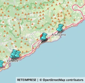 Mappa Via Ronco, 16016 Cogoleto GE, Italia (4.76273)