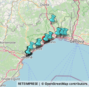 Mappa Via Ronco, 16016 Cogoleto GE, Italia (9.611)