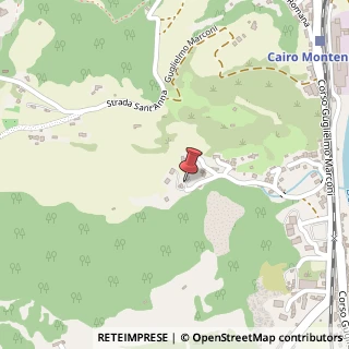 Mappa Via delle Vallegge, 5, 17014 Cairo Montenotte SV, Italia, 17014 Cairo Montenotte, Savona (Liguria)