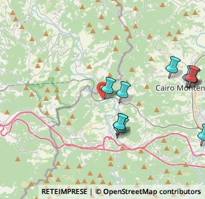 Mappa Via Valbormida Barry coumba, 17056 Cengio SV, Italia (4.91182)