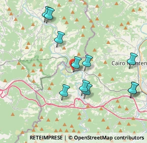 Mappa Via Valbormida Barry coumba, 17056 Cengio SV, Italia (4.11273)