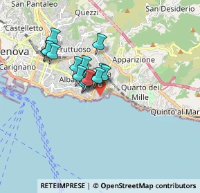 Mappa Via Orlando, 16147 Genova GE, Italia (1.32)