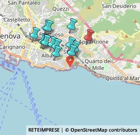 Mappa Via Orlando, 16147 Genova GE, Italia (1.555)
