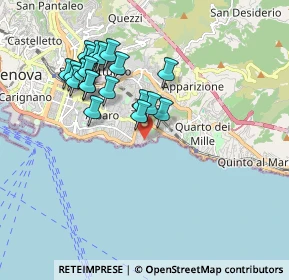 Mappa Via Orlando, 16147 Genova GE, Italia (1.769)