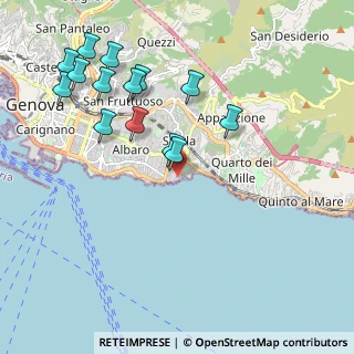 Mappa Via Orlando, 16147 Genova GE, Italia (2.23714)