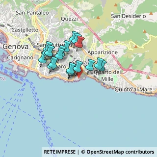 Mappa Via Orlando, 16147 Genova GE, Italia (1.388)