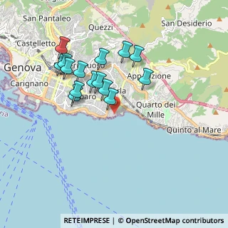 Mappa Via Orlando, 16147 Genova GE, Italia (1.71467)