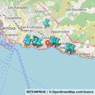 Mappa Via Vernazzola, 16147 Genova GE, Italia (1.38632)