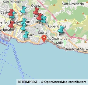 Mappa Via Vernazzola, 16147 Genova GE, Italia (2.34692)