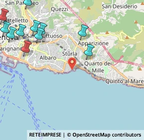 Mappa Via Vernazzola, 16147 Genova GE, Italia (3.01727)