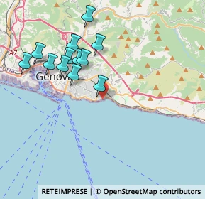 Mappa Via Vernazzola, 16147 Genova GE, Italia (3.87167)