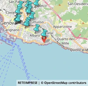 Mappa Via Felice Cavallotti, 16148 Genova GE, Italia (2.68059)