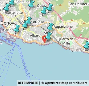 Mappa Via Felice Cavallotti, 16148 Genova GE, Italia (2.62818)
