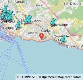 Mappa Via Felice Cavallotti, 16148 Genova GE, Italia (3.41889)