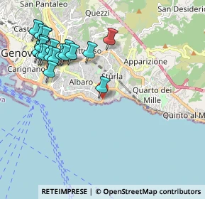 Mappa Via Felice Cavallotti, 16148 Genova GE, Italia (2.37526)