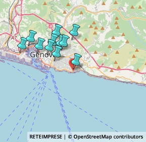 Mappa Via Felice Cavallotti, 16148 Genova GE, Italia (3.37273)