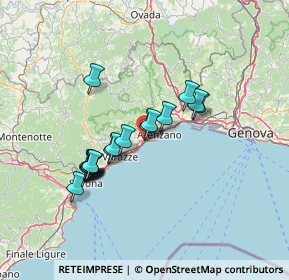 Mappa 16016 Cogoleto GE, Italia (11.70333)