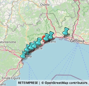 Mappa 16016 Cogoleto GE, Italia (10.3925)